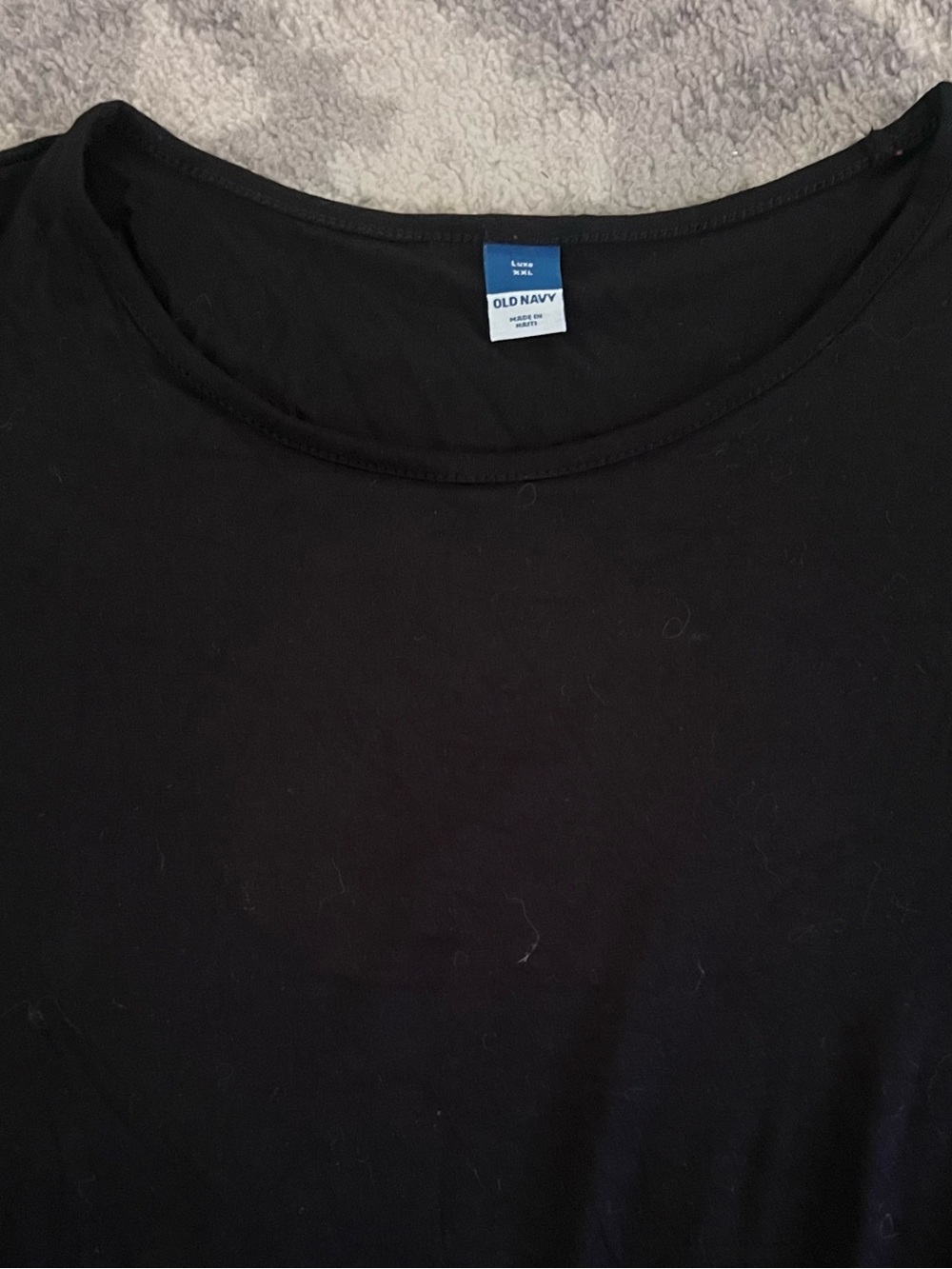 Old Navy Women’s Luxe Black Short Sleeve Tee 2XL